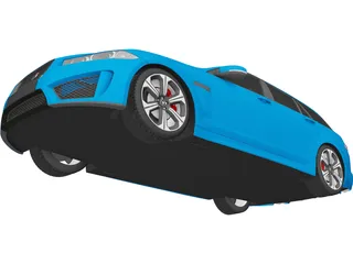 Jaguar XFR-S Sportbrake (2015) 3D Model preview