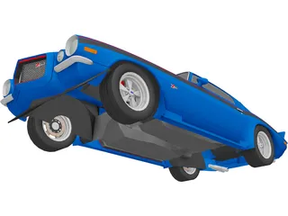 Chevrolet Camaro Z28 (1976) 3D Model preview