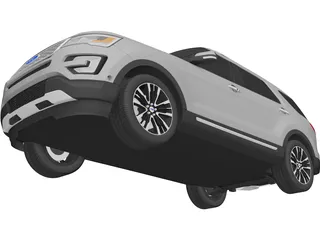 Ford Explorer (2016) 3D Model preview