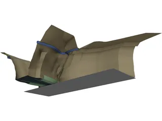 River Hoover Dam 3D Model preview