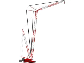 Special Crawler Crane 3D Model preview