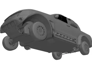 Ford Ranger Rally 3D Model preview