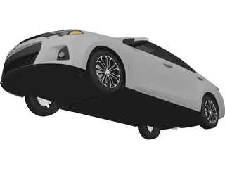Toyota Corolla S (2014) 3D Model preview