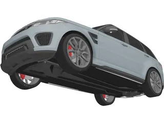Land Rover Range Rover Sport SVR 3D Model preview