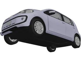 Volkswagen UP (2016) 3D Model preview