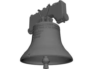 Liberty Bell 3D Model preview
