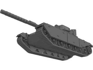 Centurion Mark V 3D Model preview