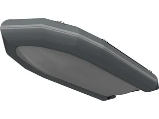 Inflatable Boat 3D Model preview