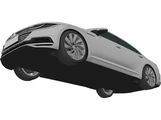 Volkswagen Arteon (2018) 3D Model preview