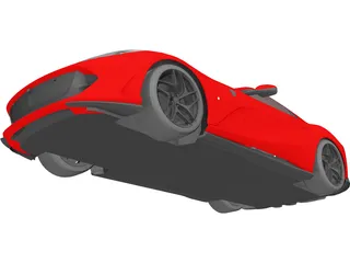 Ferrari 812 Superfast (2015) 3D Model preview