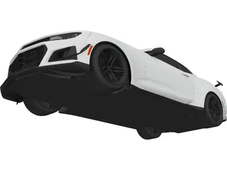 Chevrolet Camaro ZL1 1LE (2018) 3D Model preview