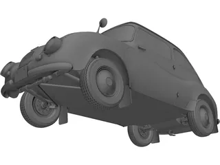 Subaru 360 (1958) 3D Model preview