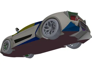 Lykan Hypersport 3D Model preview
