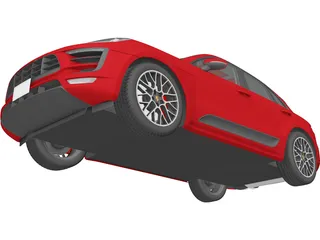 Porsche Macan GTS (2017) 3D Model preview