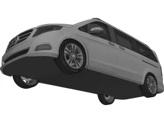 Mercedes-Benz V250 Bluetec 3D Model preview