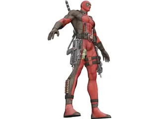 Deadpool 3D Model preview