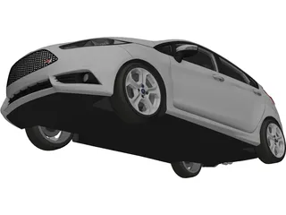 Ford Fiesta ST (2016) 3D Model preview