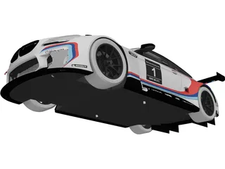 BMW M6 GT3 (2016) 3D Model preview