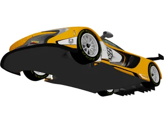 McLaren 650S GT3 (2014) 3D Model preview