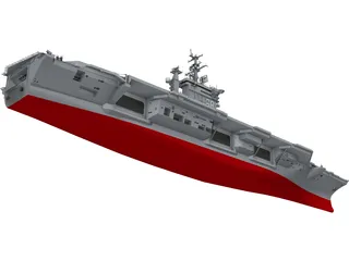USS Gerald R. Ford 3D Model preview