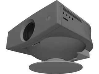 Video Projector 3D Model preview