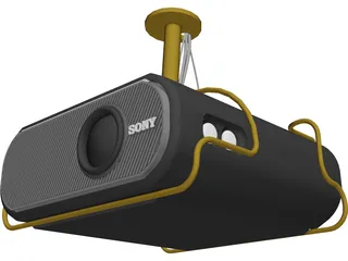 Sony Video Projector 3D Model preview