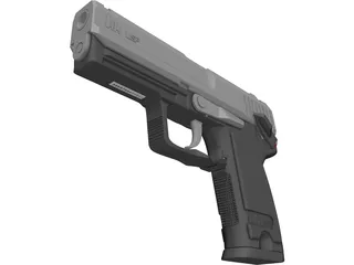 Heckler & Koch USP 3D Model preview