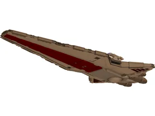 Star Wars Venator 3D Model preview