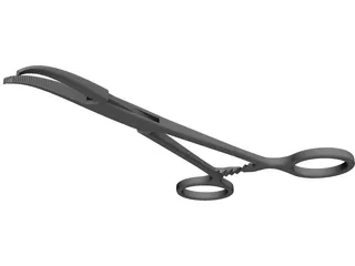 Surgical Hemostats 3D Model preview