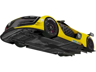 Renault R.S. 01 (2014) 3D Model preview