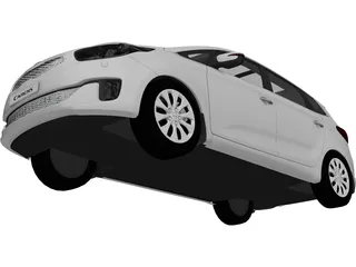 Kia Carens [Rondo] (2013) 3D Model preview