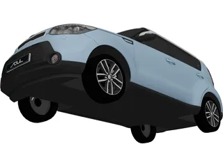 Kia Soul (2014) 3D Model preview
