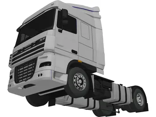 DAF XF 105 3D Model preview
