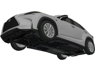 Lexus NX200t F-Sport (2015) 3D Model preview
