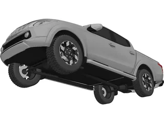 Mitsubishi L200 (2017) 3D Model preview