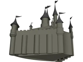 Grand Castle 3D Model preview