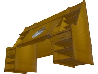 Animation Table 3D Model preview