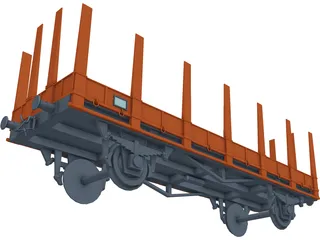 Wagon Stanchion 3D Model preview