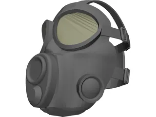 Gas Mask 3D Model preview