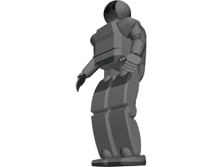 Asimo Robot 3D Model preview