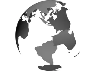 Earth 3D Model preview
