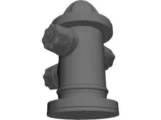 Fire Hydrant 3D Model preview