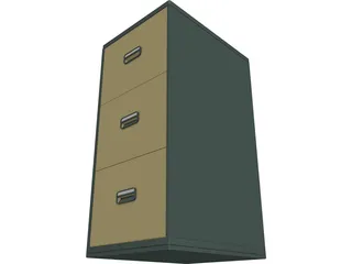 Storage Pedestal 3D Model preview
