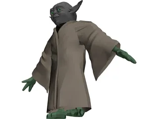 Star Wars Yoda 3D Model preview