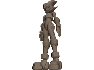 Sega Megaman 3D Model preview