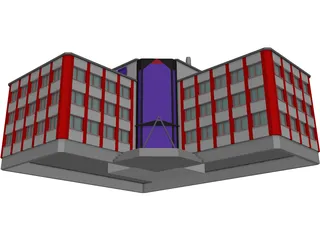 Office Building 3D Model preview