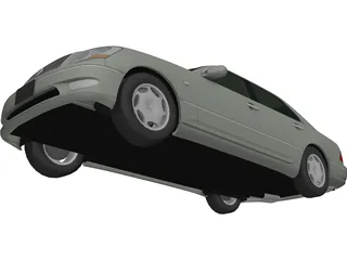 Toyota Celsior (2001) 3D Model preview