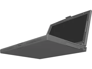Dell Laptop Computer 3D Model preview