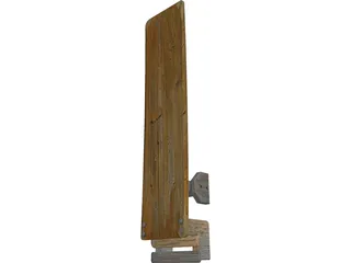 Diving Board 3D Model preview