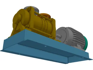 Pompetrevaini TBH 200 Pump 3D Model preview